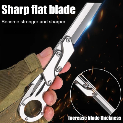 Recommended By The Knife Association.Mechanical Decompression Toy.With A Sharp Blade, It Can Be Carried On A Keychain