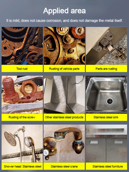 【Quick Rust Removal】Powerful Steel Rust Remover