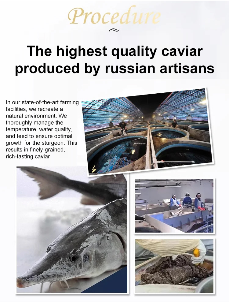 Recommended By A Michelin-Starred Chef.Russian Imported Sturgeon Black Caviar, Every Bite Is Luxurious And Sweet
