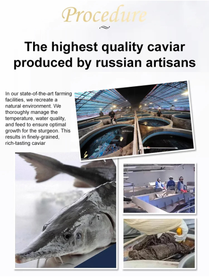 Recommended By A Michelin-Starred Chef.Russian Imported Sturgeon Black Caviar, Every Bite Is Luxurious And Sweet