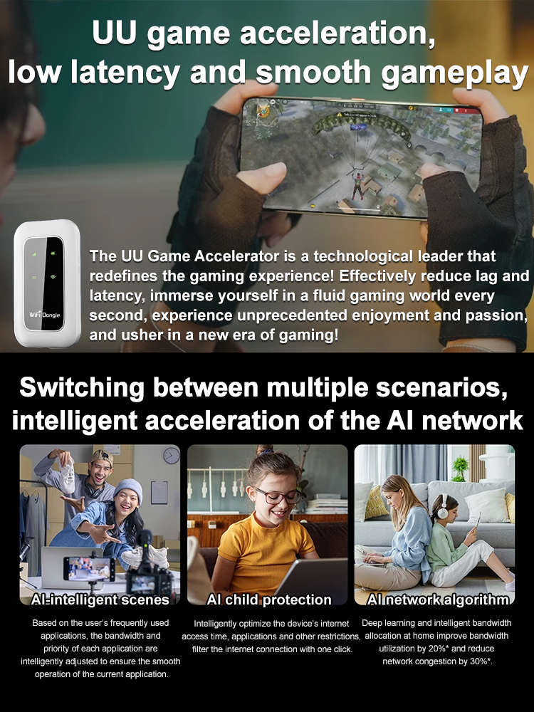 [Power On And Use, Free For Life] All-Network Portable Wifi.Lifetime Free Monthly Subscription