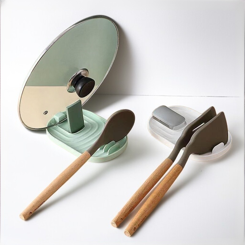 Multi functional pot lid rack for kitchen