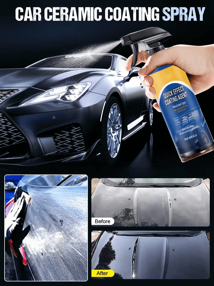 Car Renovation, Repair, Waxing And Coating Spray. One Spray Lasts 8 Months; Even Beginners Can Do It In 3 Seconds.