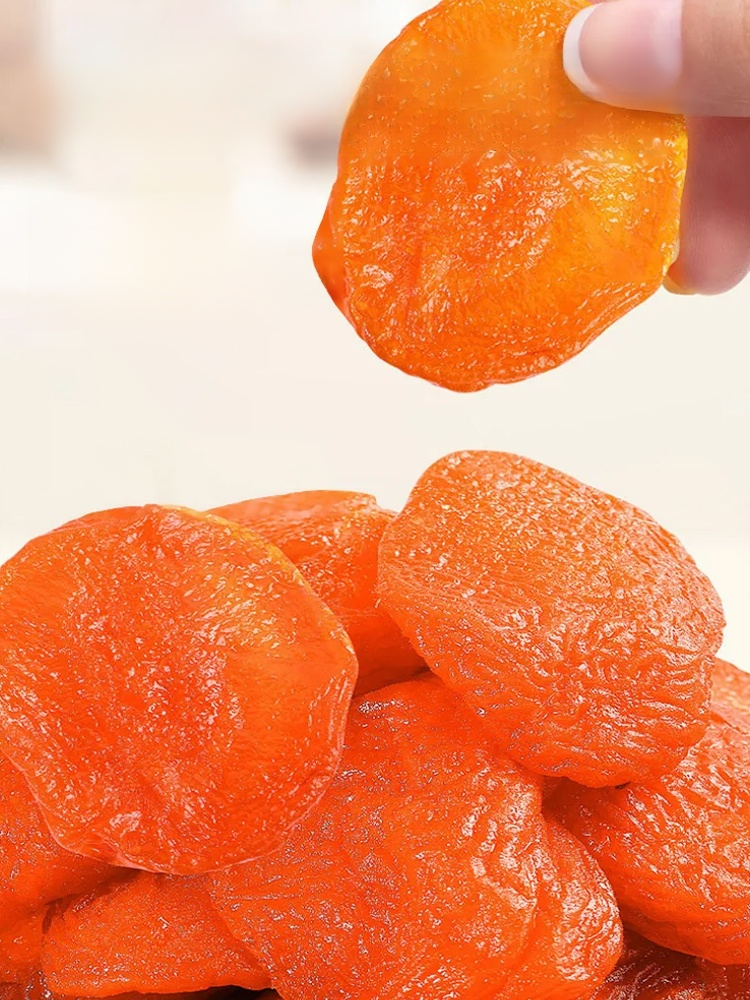 Sweet and sour sugar-free dried apricots