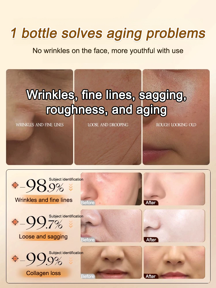 [Anti-wrinkle No. 1] Gold Hexapeptide Firming Essence, anti-aging effect suitable for all skin types