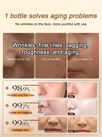 [Anti-wrinkle No. 1] Gold Hexapeptide Firming Essence, anti-aging effect suitable for all skin types