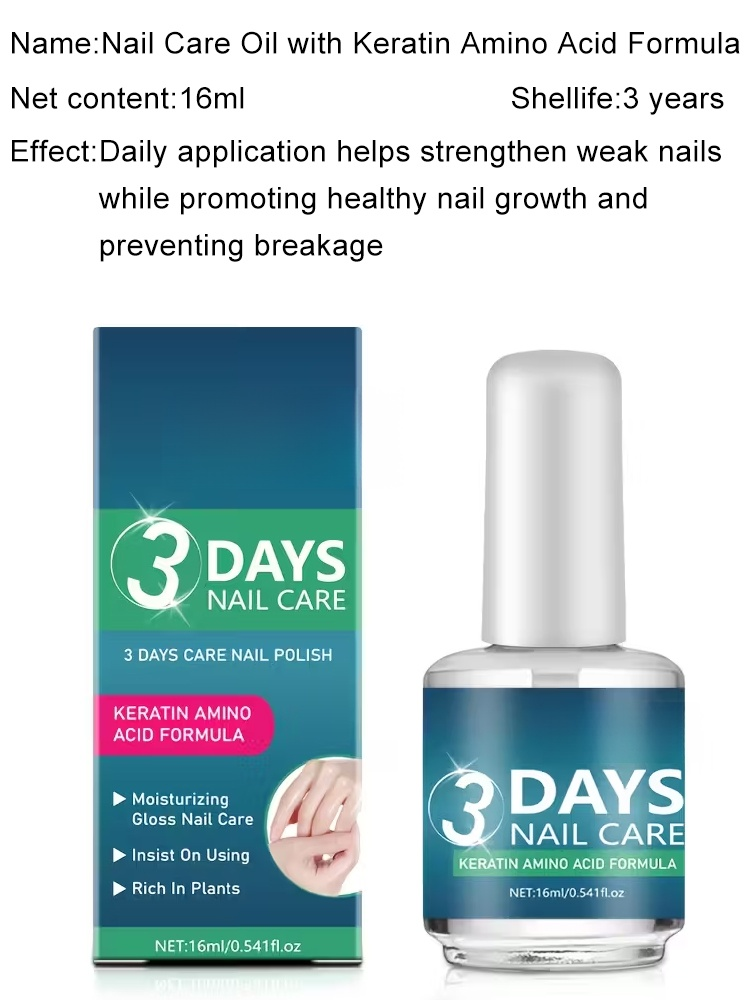 Transparent quick-drying long-lasting shiny nail polish