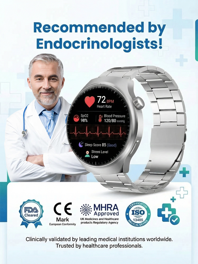 High-definition large-screen smart monitoring watch