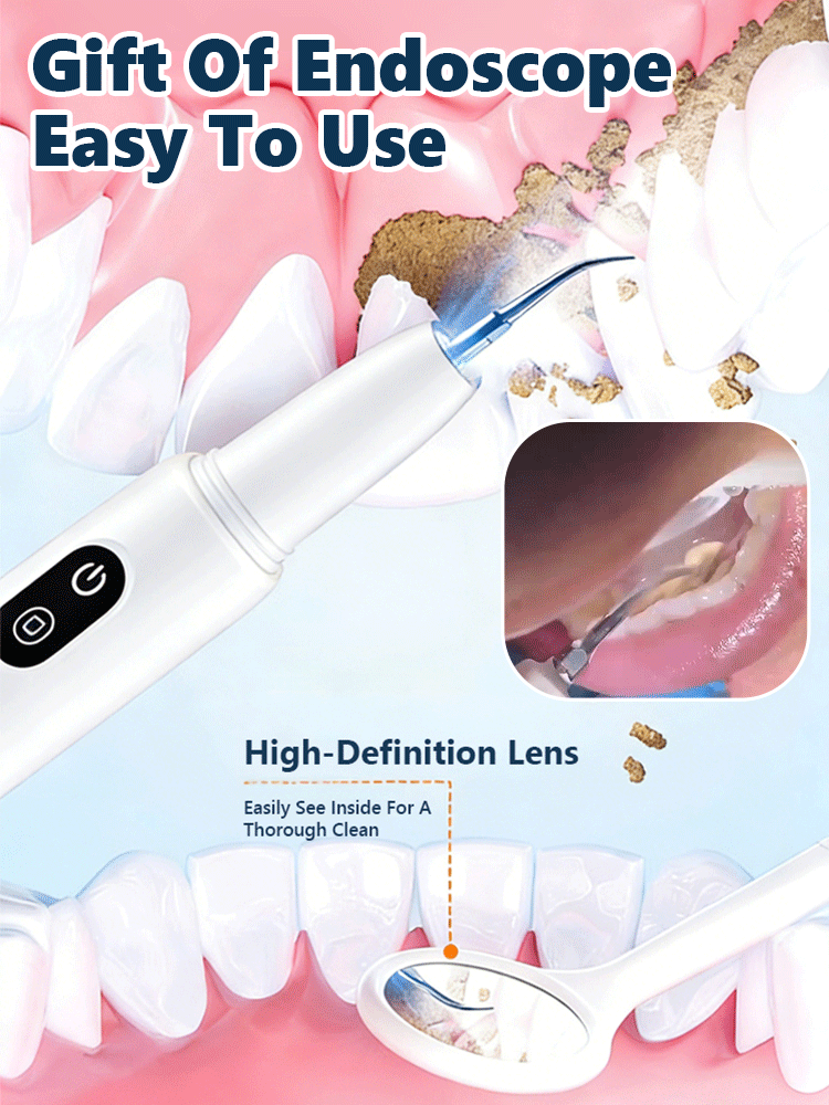 [Recommended by Dentists] Powerful Home Ultrasonic Tooth Cleaner