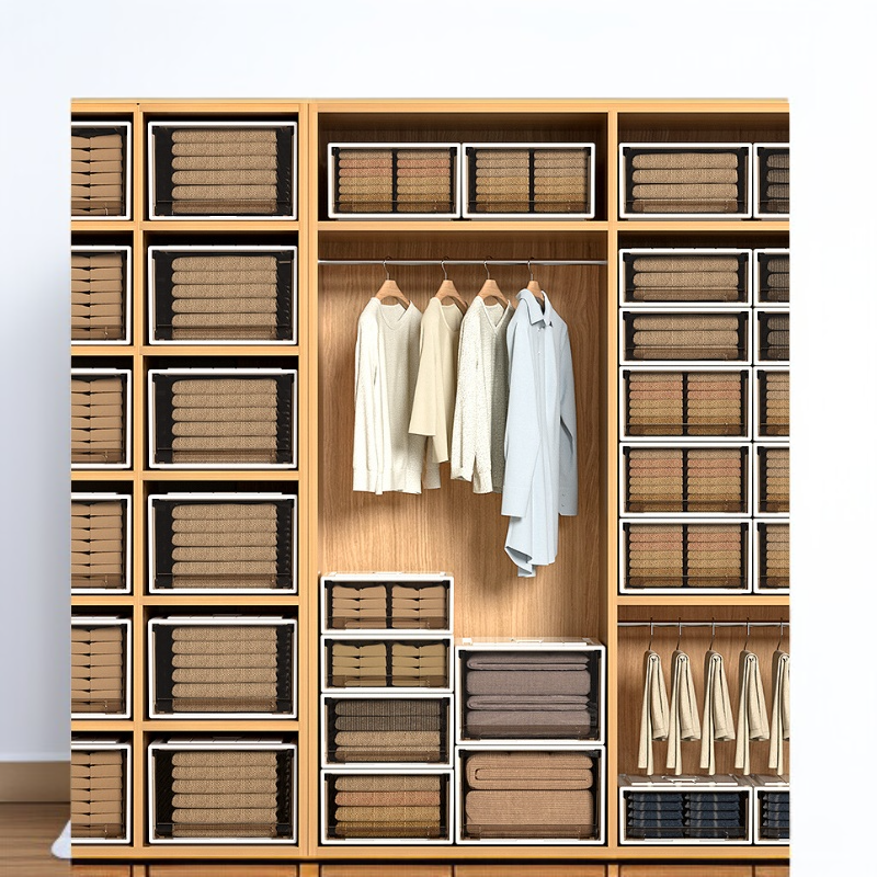 Household clothing storage box