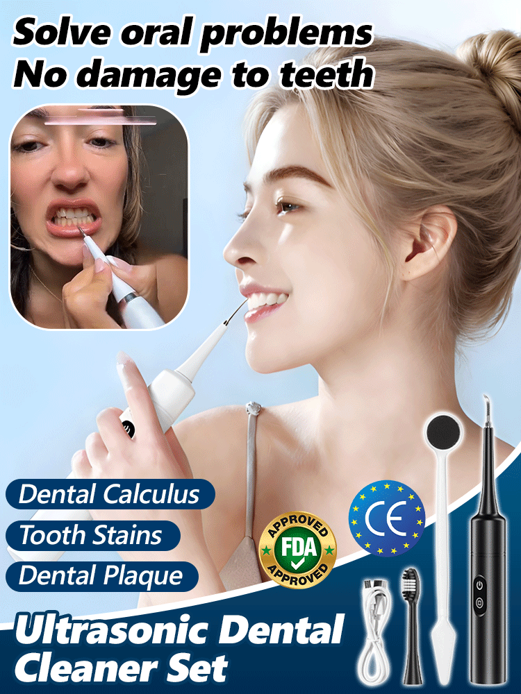 [Recommended by Dentists] Powerful Home Ultrasonic Tooth Cleaner