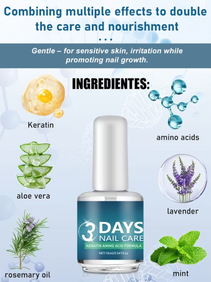 Transparent quick-drying long-lasting shiny nail polish