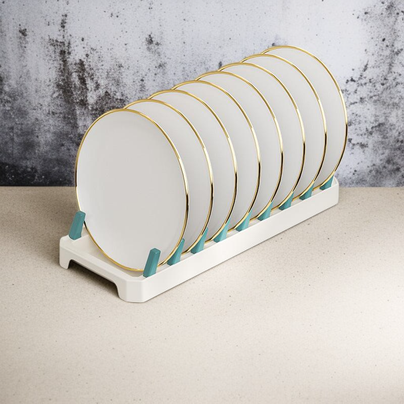 Dish storage rack drawer built-in dish rack kitchen storage box dish drain partition cabinet classif