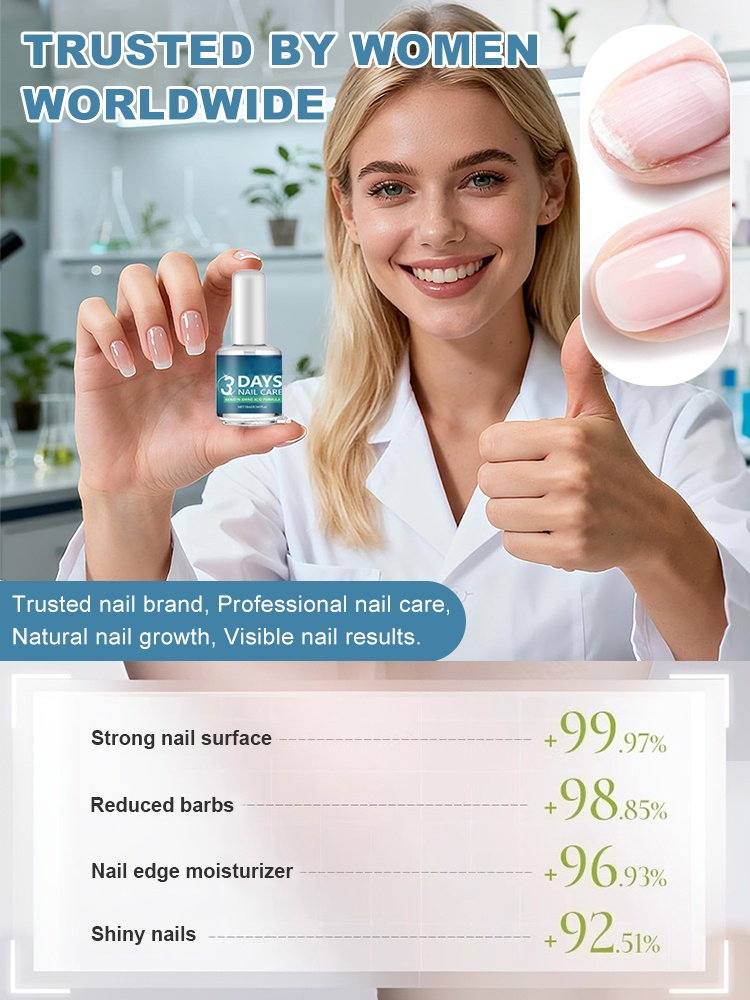 Transparent quick-drying long-lasting shiny nail polish