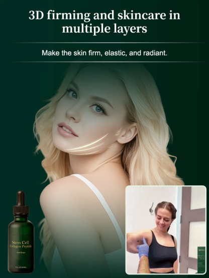 🧬 Collagen Peptide Oral Drops – Anti-Wrinkle & Firming, 8D Hyaluronic Acid ⏳ 7-Day Wrinkle Reduction, Hydrating & Sagging Skin Rescue – 50% OFF 💓