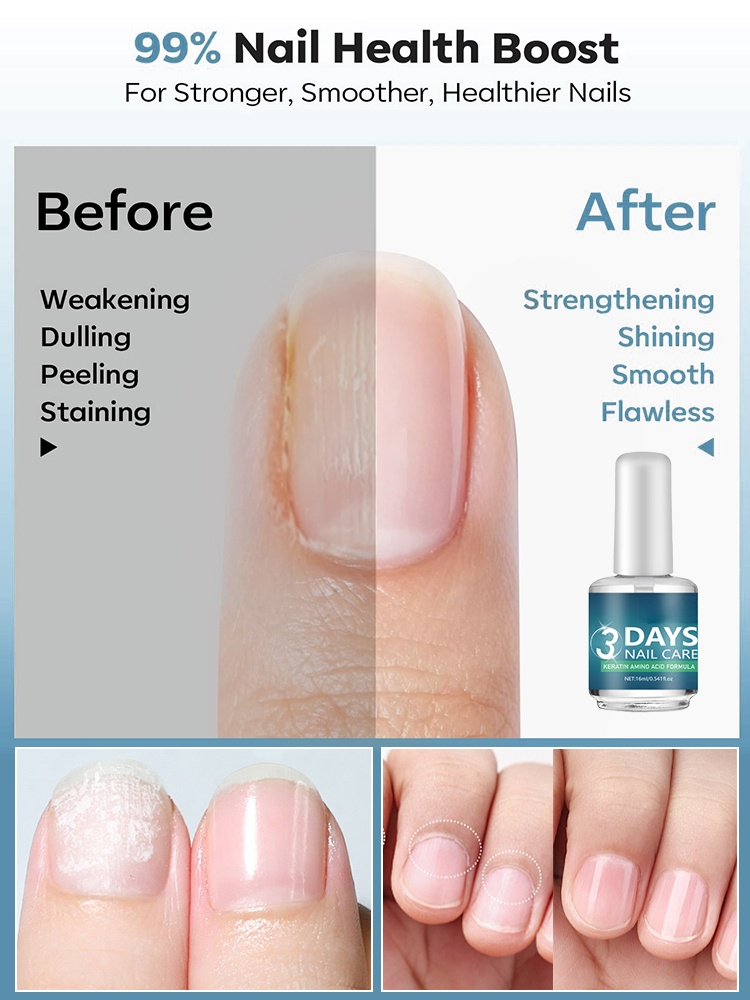 Transparent quick-drying long-lasting shiny nail polish
