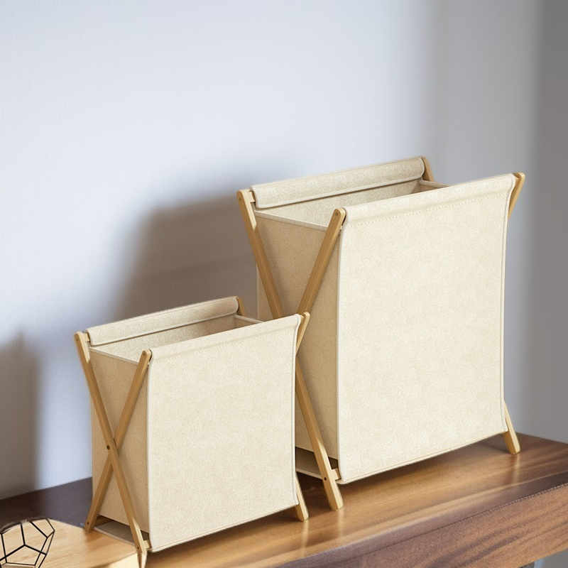 Household foldable storage basket