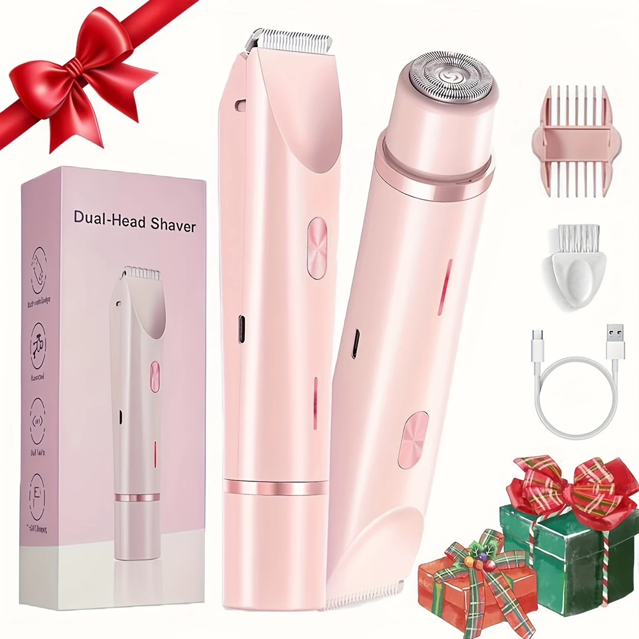 2-in-1 Painless Bikini Hair Trimmer
