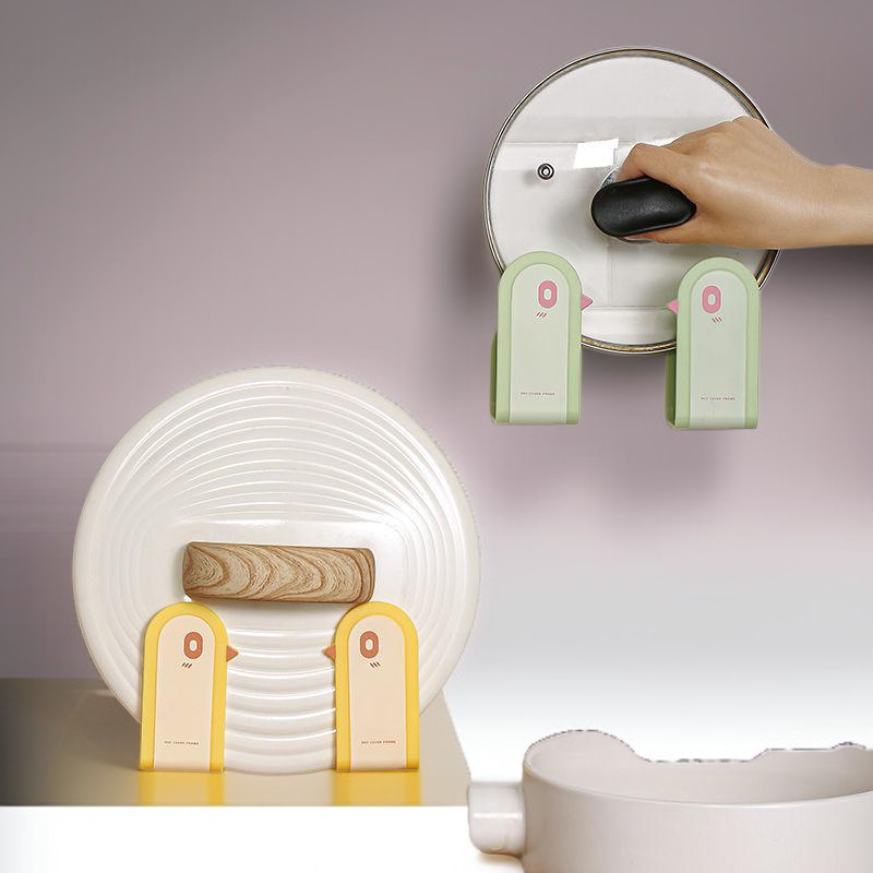 新款小鸟锅盖架 多功能厨房收纳神器