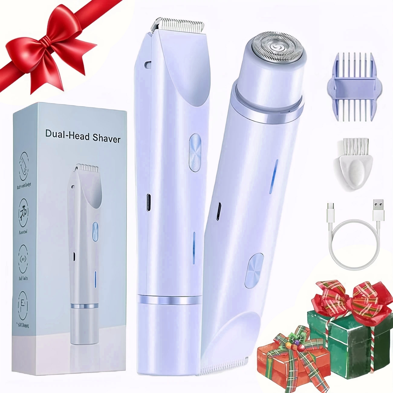 2-in-1 Painless Bikini Hair Trimmer