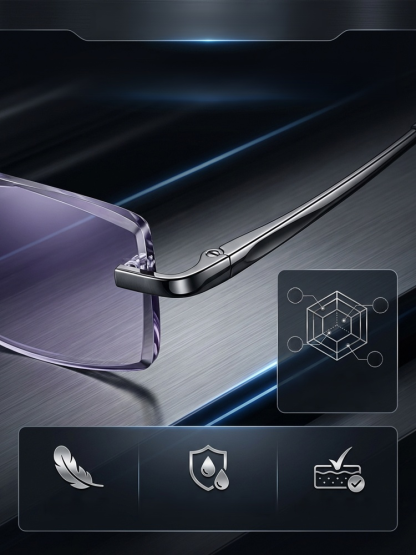 【Sehkraft zurück auf 20 Jahre】Intelligente Fokusveränderung Komfortable Lesebrille.Keine Augenuntersuchung nötig: Die smarte Brille für Nah- und Fernsicht