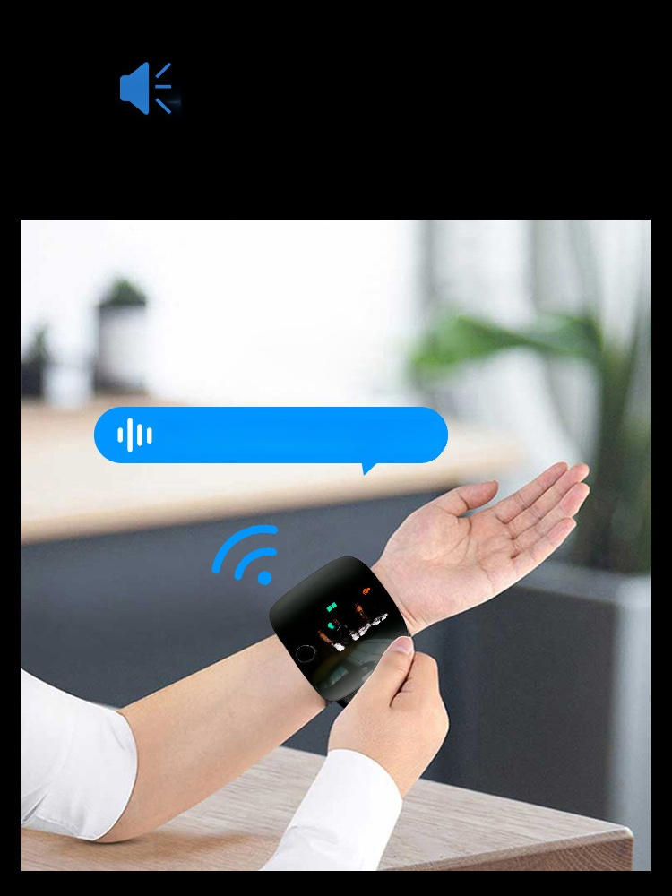 【Sprachgesteuerter Großbildschirm】Vollautomatisches Handgelenk-Blutdruckmessgerät
