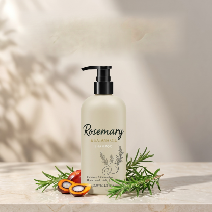 【Nie wieder breite Scheitel】 Silikonfreies Rosmarin-Shampoo zur Ölregulierung