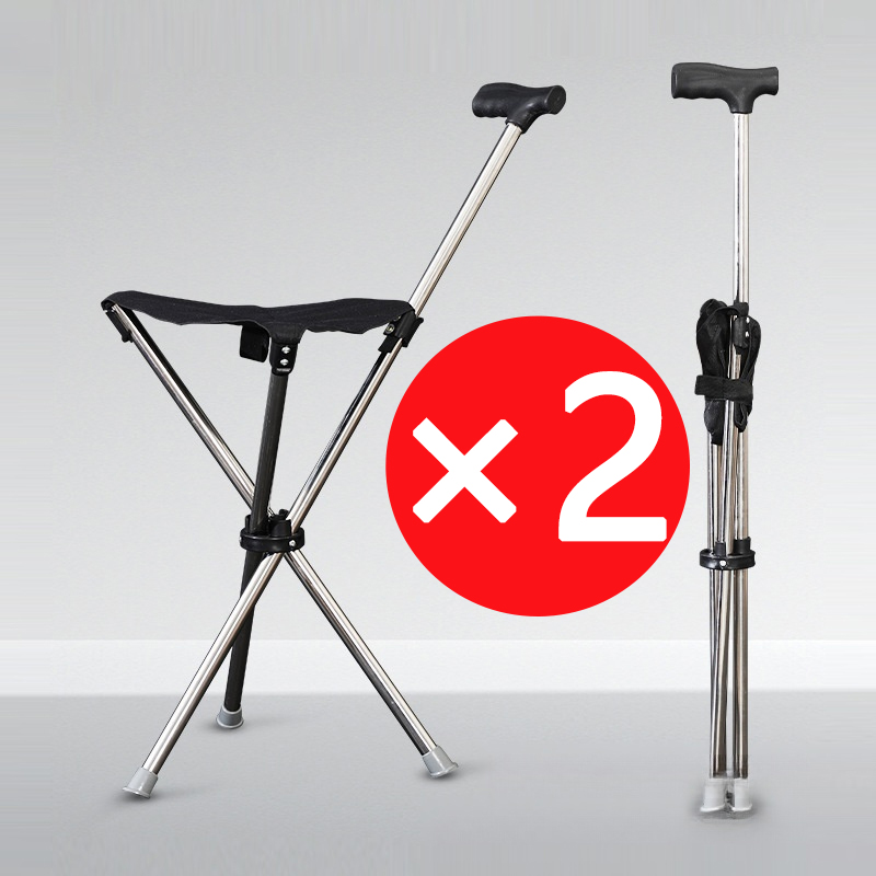 Klappbarer Krückenstuhl für den Außenbereich, Ergonomischer Krückenstuhl