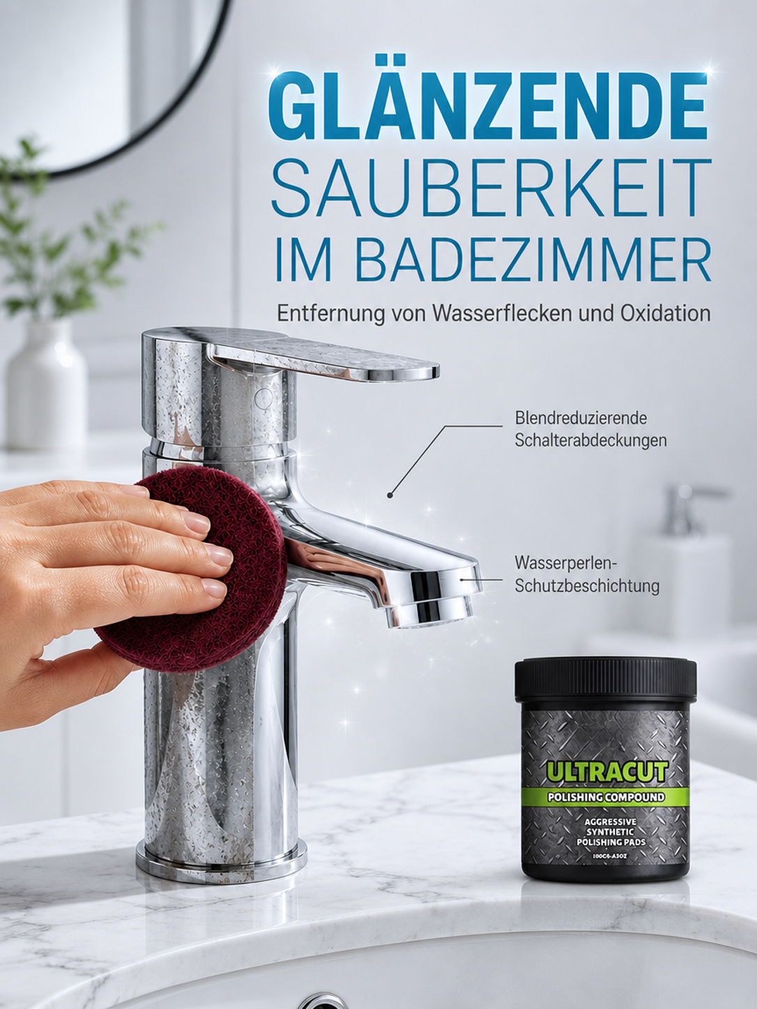 【Sofortige Wiederherstellung des Werkszustands】Vielseitige Polier- und Reparaturpaste – für mehr Glanz in nur 3 Sekunden
