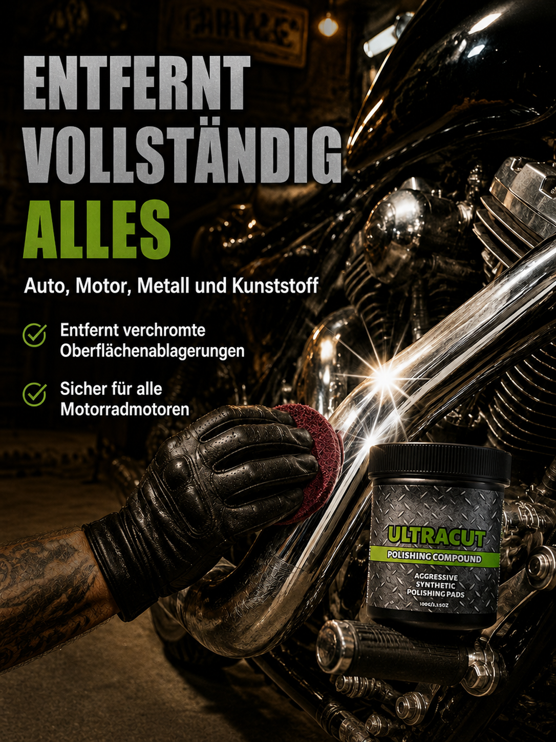 【Sofortige Wiederherstellung des Werkszustands】Vielseitige Polier- und Reparaturpaste – für mehr Glanz in nur 3 Sekunden