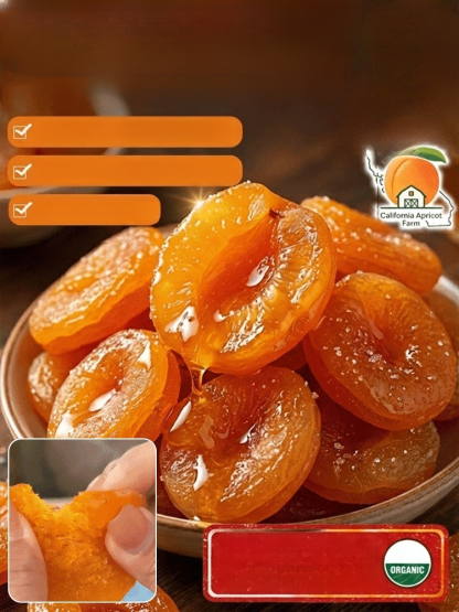 Aus 5 Pfund frischen Aprikosen erhält man 1 Pfund zuckerfreie und zusatzstofffreie Aprikosen