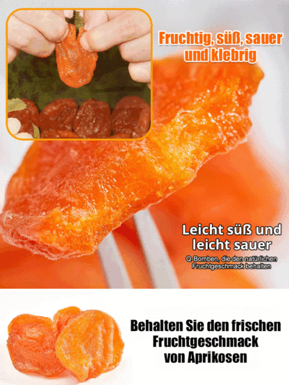 [1+1 GRATIS] Naturbelassene goldene getrocknete Aprikosen – Intensives Fruchtaroma, perfekt süß-säuerlich und unwiderstehlich lecker!