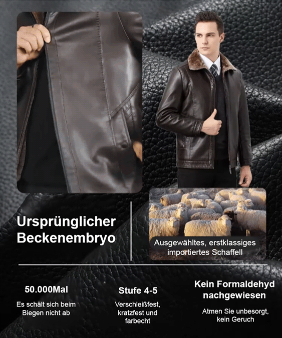 Italienische Traditionsmarke: Die erste Thermo-Lederjacke mit High-Tech-Futter!