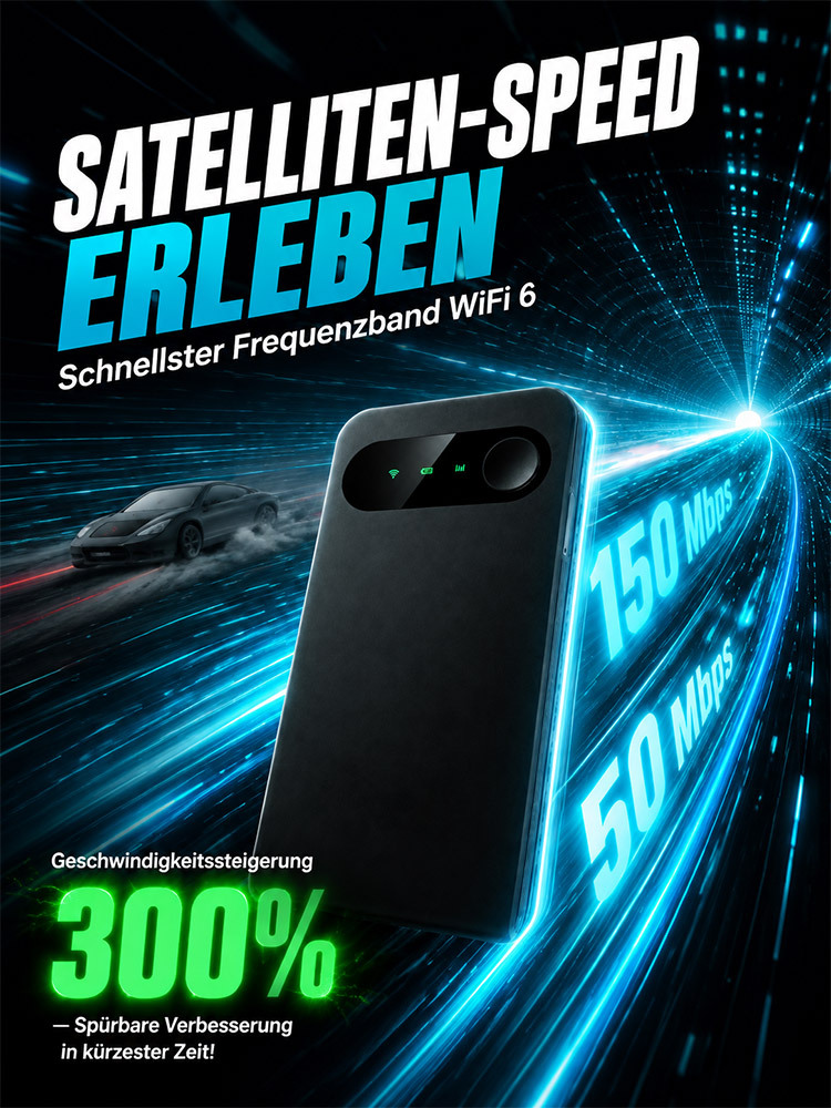 Tragbarer Highspeed-Router, universelle Netzwerkkompatibilität, SIM-Karten-Einstecken und sofort einsatzbereit, reibungslose Verbindung für mehrere Geräte