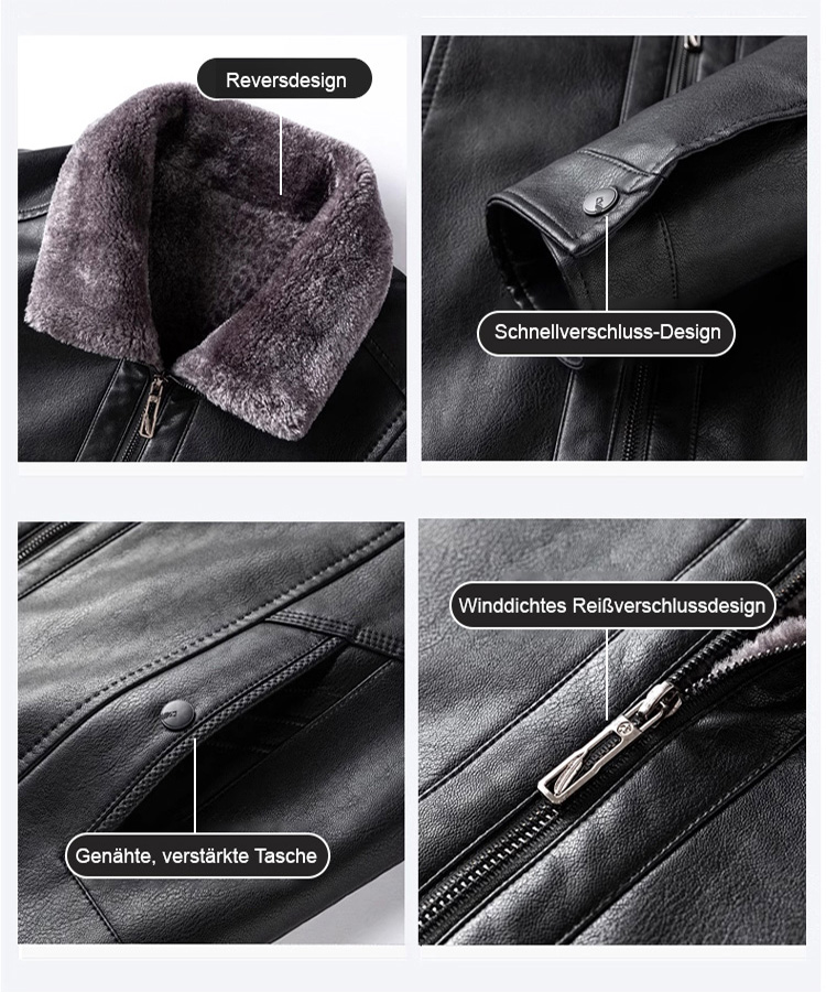 Italienische Traditionsmarke: Die erste Thermo-Lederjacke mit High-Tech-Futter!