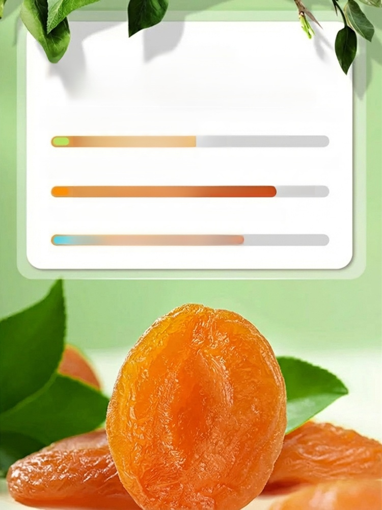 Aus 5 Pfund frischen Aprikosen erhält man 1 Pfund zuckerfreie und zusatzstofffreie Aprikosen