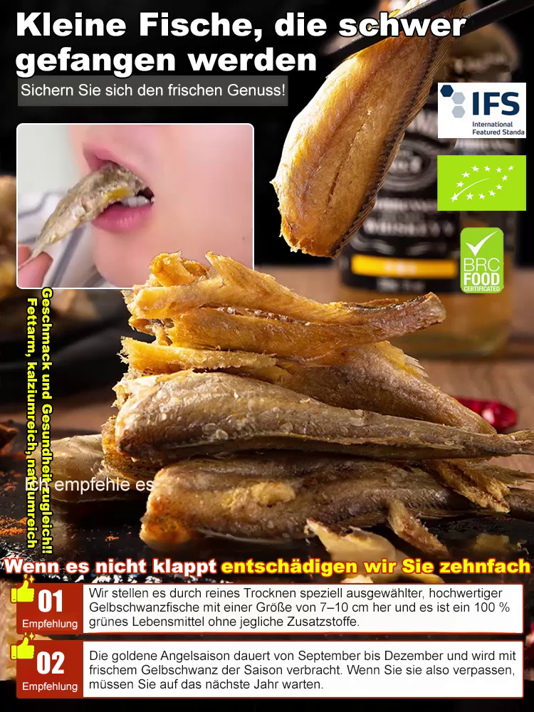 Kleine Fische, die schwer gefangen werden