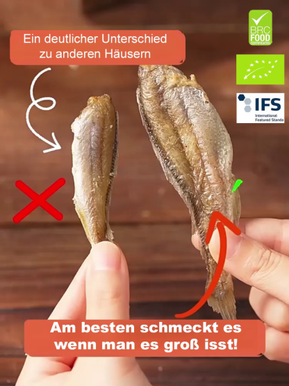 Kleine Fische, die schwer gefangen werden