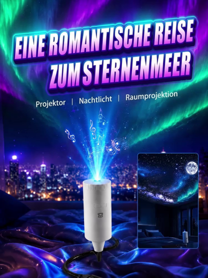 Ultra-HD-Projektionslampe für traumhafte Bilder – für einen beruhigenden Sternenhimmel und ein Meer