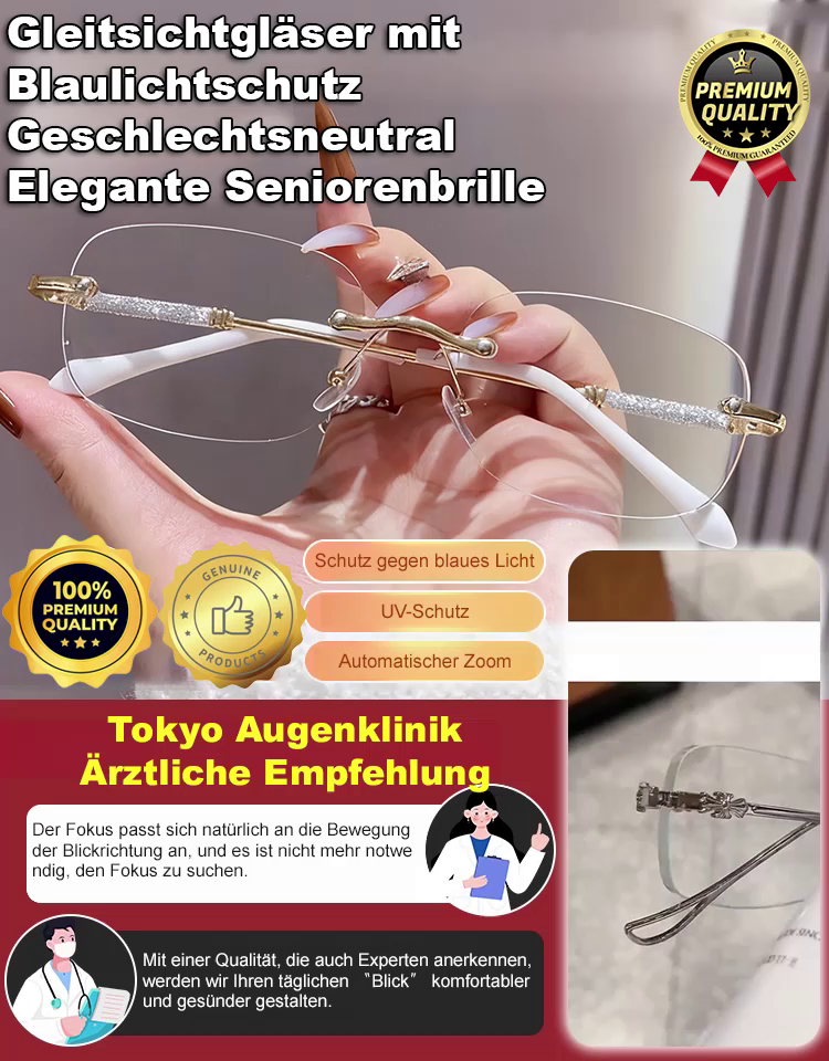 Blaulichtfilter-Autofokus-Lesebrille