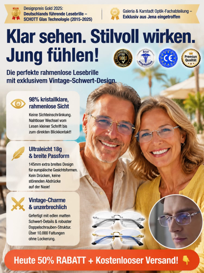Sofort scharfe Sicht! Intelligente Autofokus-Brille, Blaulichtfilter in Innenräumen, verwandelt sich im Handumdrehen in eine Sonnenbrille im Freien