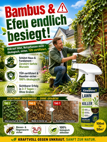 【Schluss mit teuren Gartenarbeiten】Unkrautentferner für den Haushalt, vernichtet hartnäckige Bambuswurzeln und Unkraut an der Wurzel