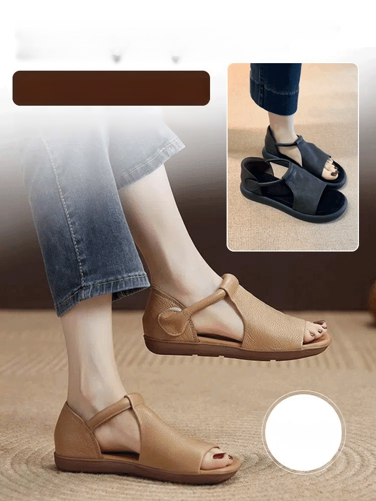 Handgefertigte Ledersandalen