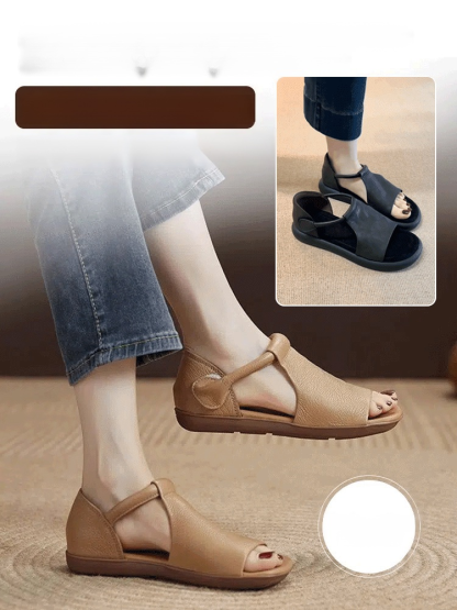 Handgefertigte Ledersandalen