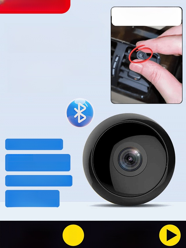 【Upgrade-Version ultra-unsichtbar】Kabellose Kamera