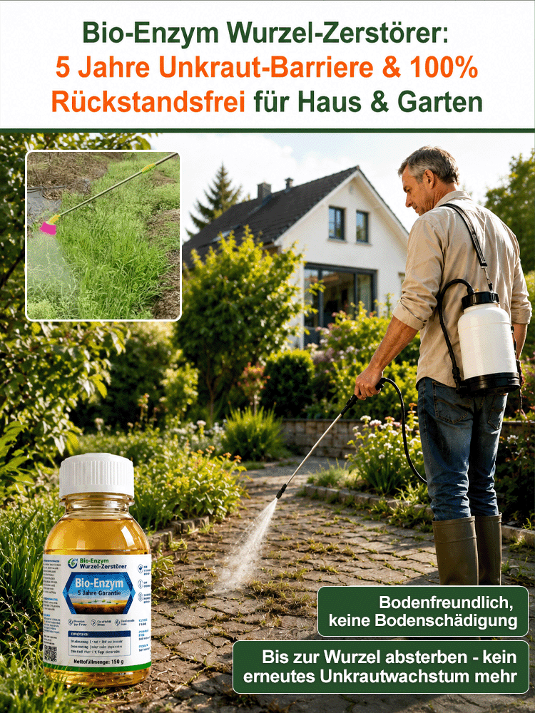 【Vollständige Wurzelverflüssigung】5-jähriges Bioenzym-Wurzelfäulemittel, sicher und schädigt den Boden nicht
