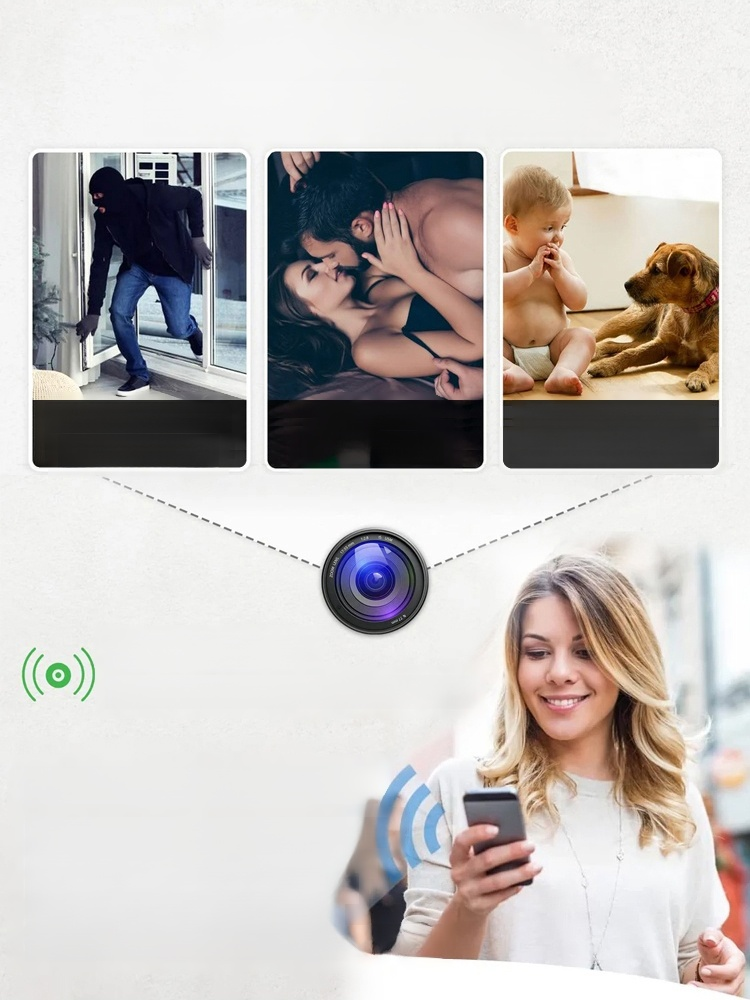 【Upgrade-Version ultra-unsichtbar】Kabellose Kamera