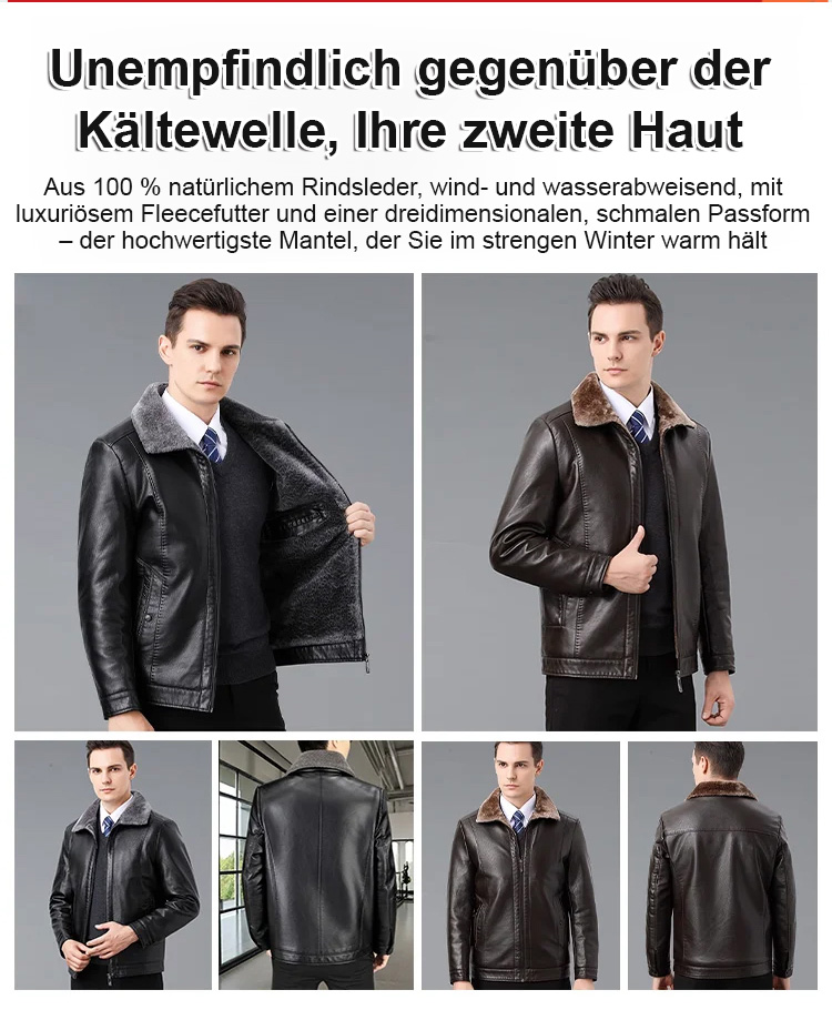 Italienische Traditionsmarke: Die erste Thermo-Lederjacke mit High-Tech-Futter!