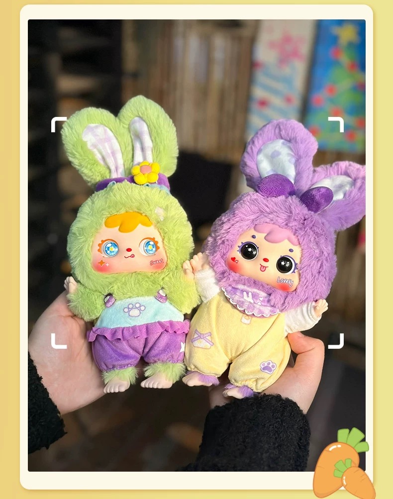 Happy Picnic of Bear and Rabbit - Samuel Series Plush Pendant Blind Box