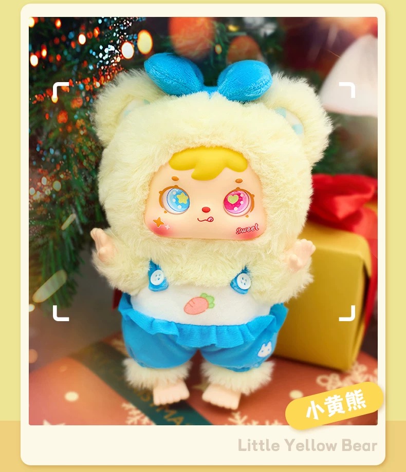 Happy Picnic of Bear and Rabbit - Samuel Series Plush Pendant Blind Box